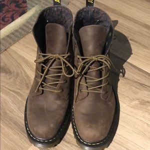 Dr. Martens Leather Boots Brown Size 11